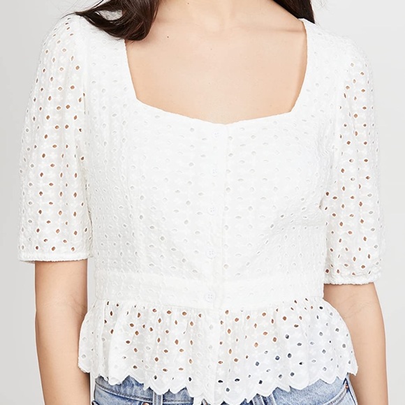 NWT BB Dakota Eyelet Top - Picture 8 of 11